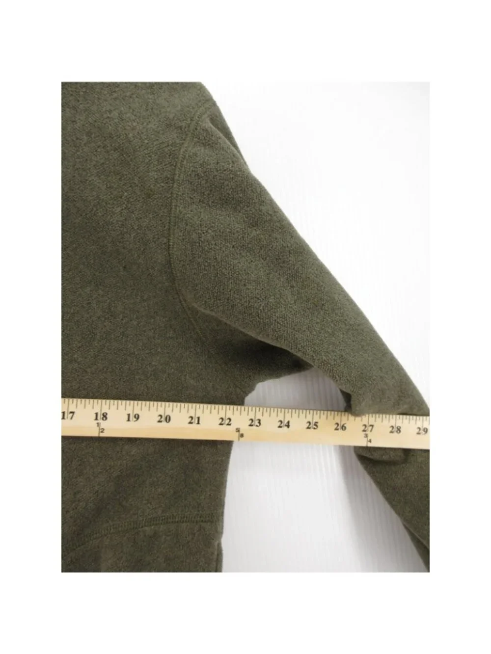 VINTAGE LL Bean Jacket Small Fleece Bomber Coat Full Zip USA Made 90s